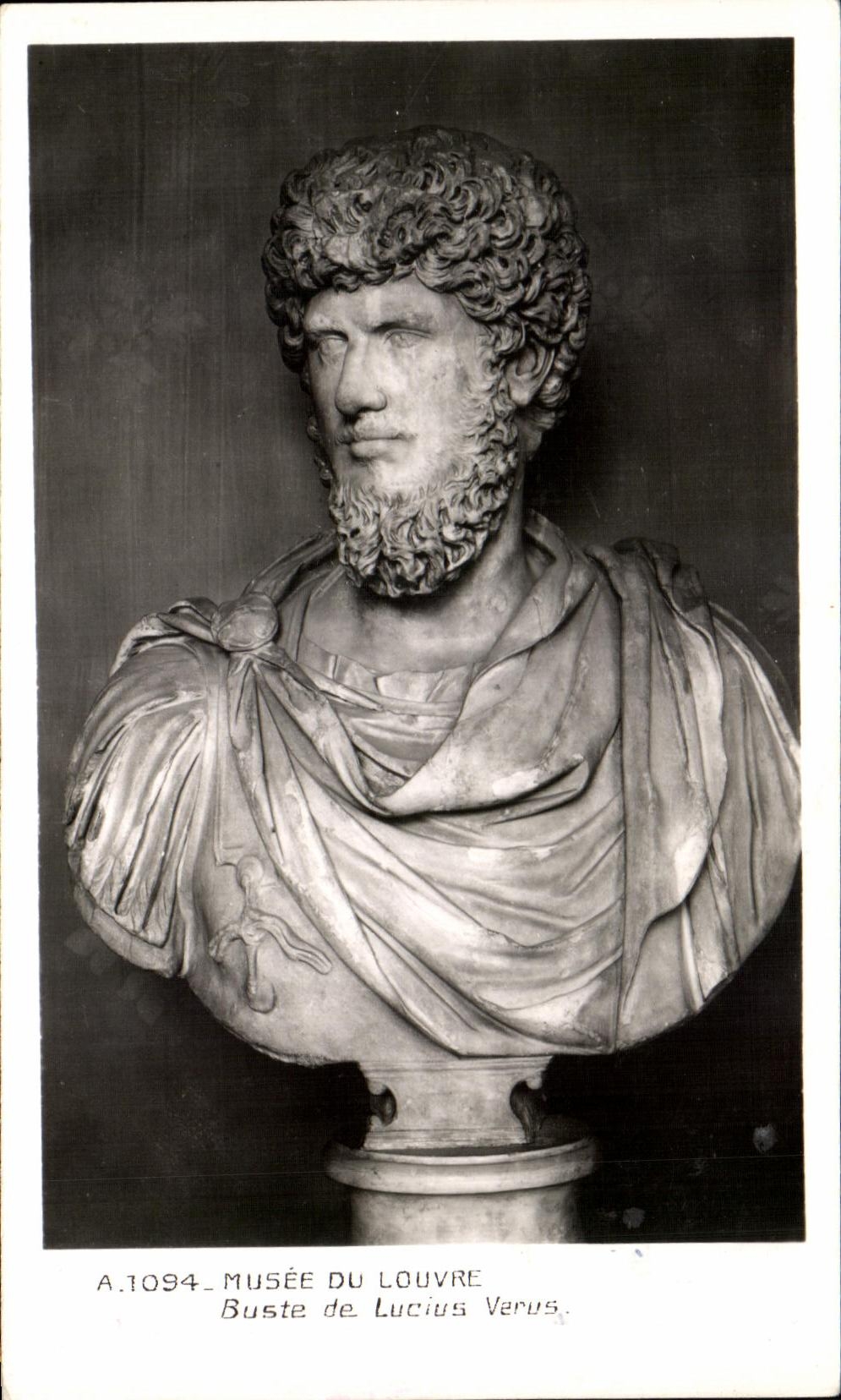 Museo de CPSM del busto del Louvre de Lucius Veres