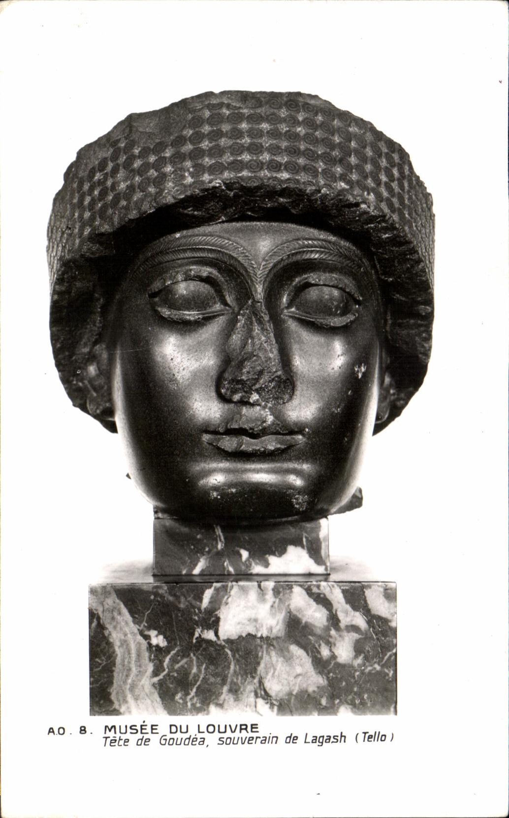 Museo de CPSM del jefe del Louvre de Goudea soberano de Lagash