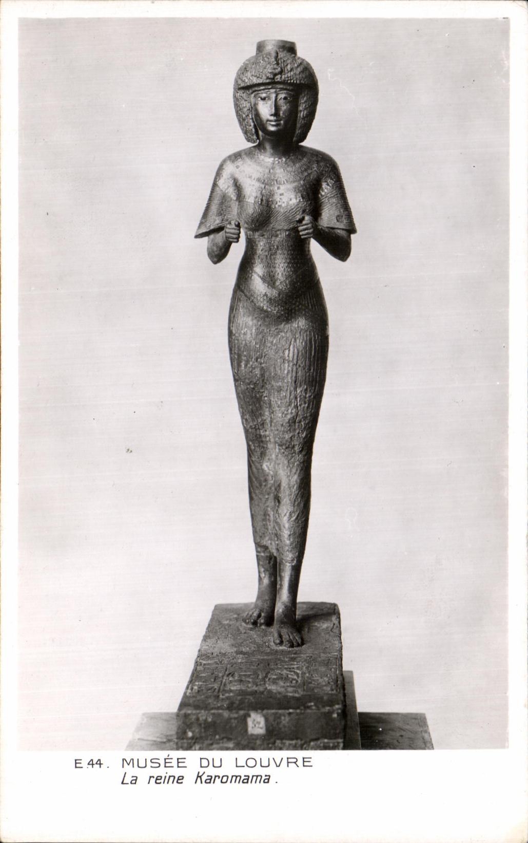 Museo de CPSM del Louvre la reina Karomama Paris