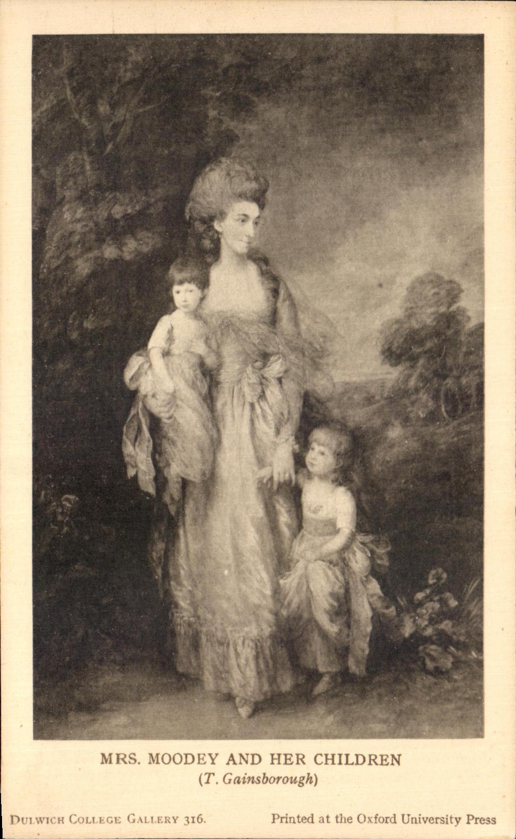 CPA Mrs Moodey And Her Children GainsboroughDulwich College Gallery 