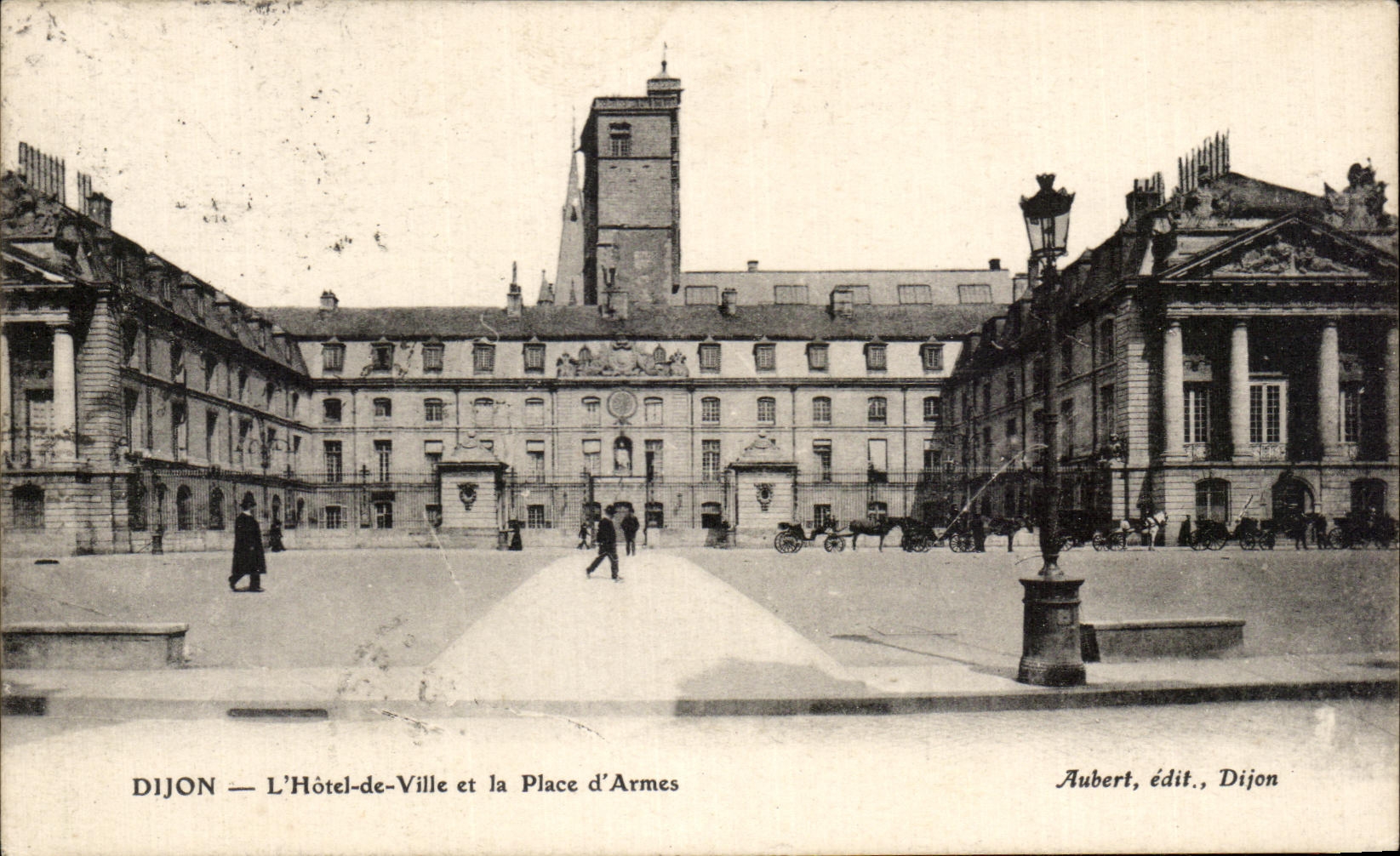 CPA Dijon the Town hall and the Place of Weapons