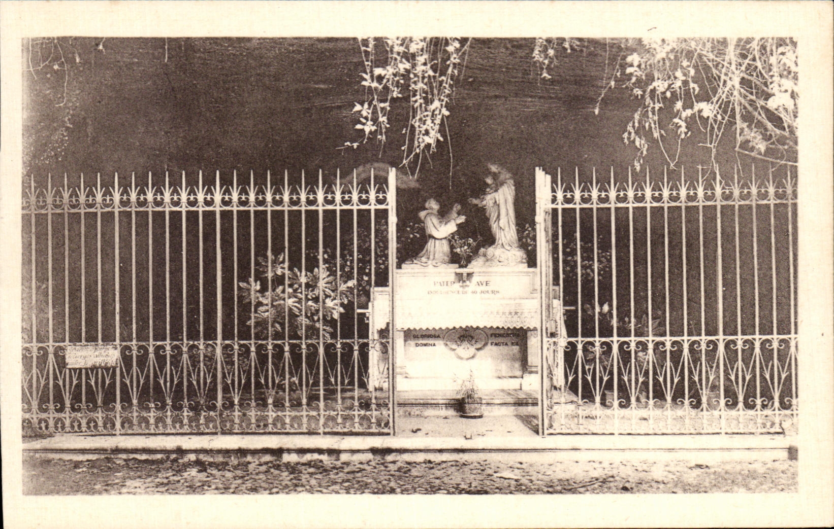 CPA Pilgrimage Of the Caves Of St Antoine Grette de Bon Help