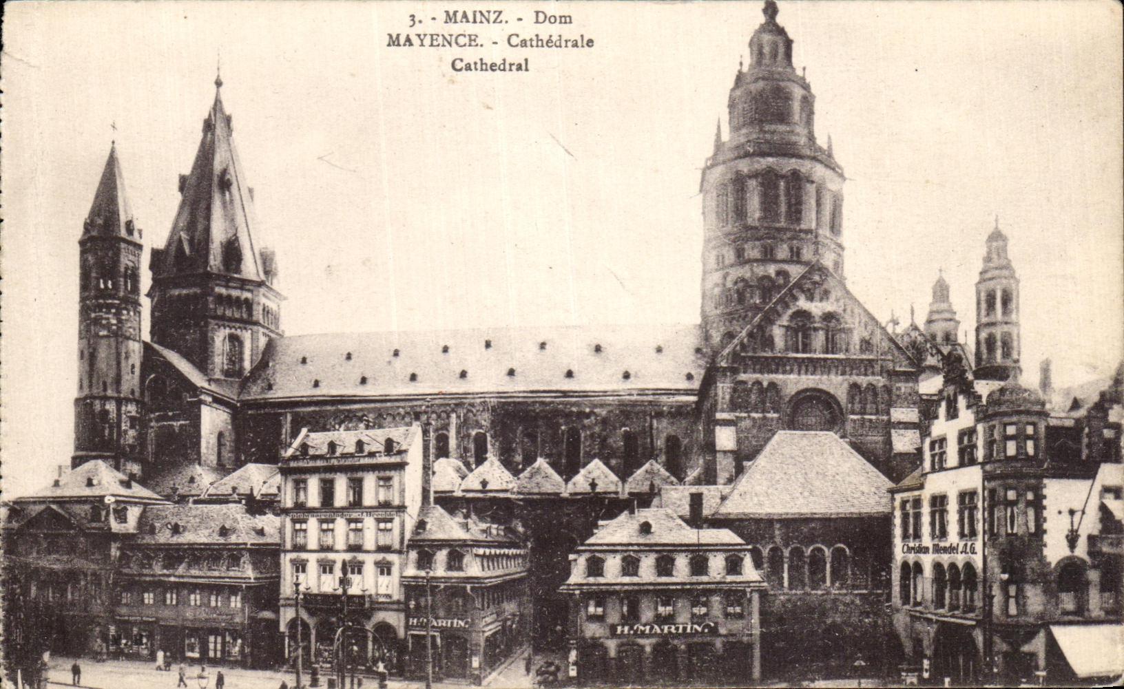 Catedral de la catedral de los Dom Maguncia de CPA Maguncia