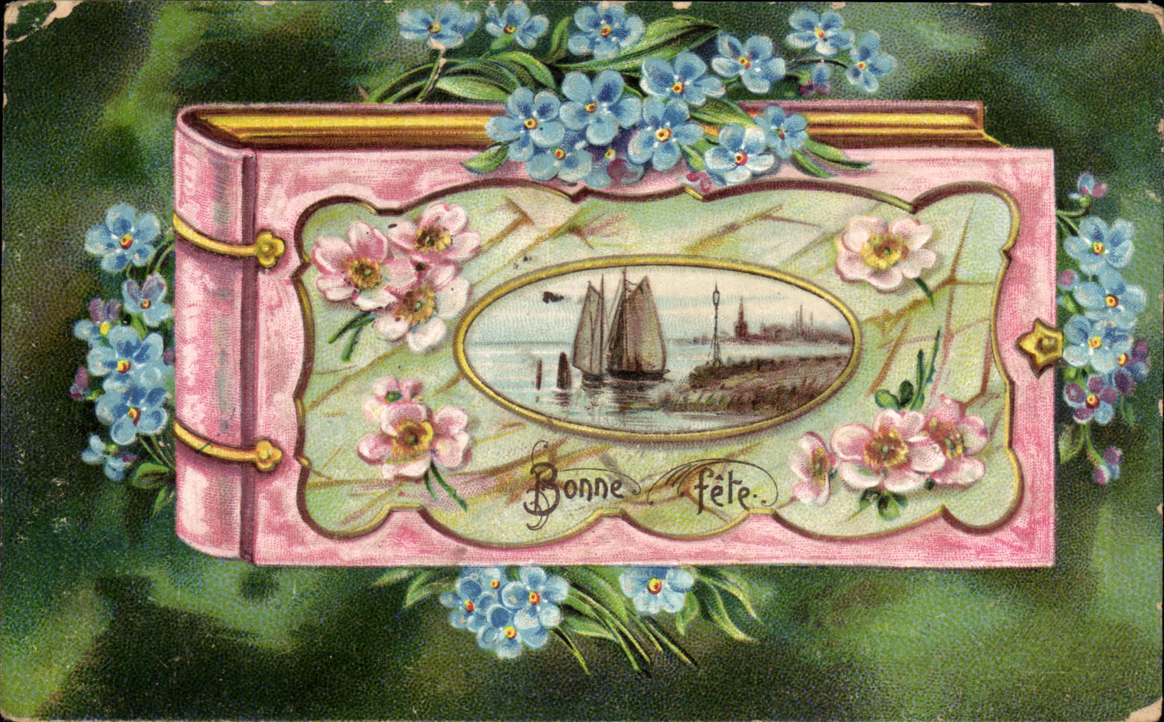 El barco de las flores de CPA Fantaisie entrega