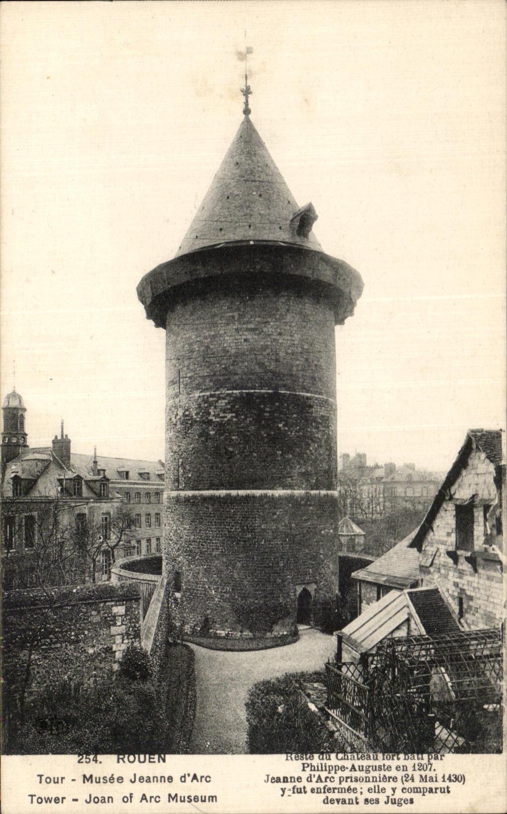 CPA Rouen Turn Museum Jeanne d' Arc Tower Joan off Arc Museum