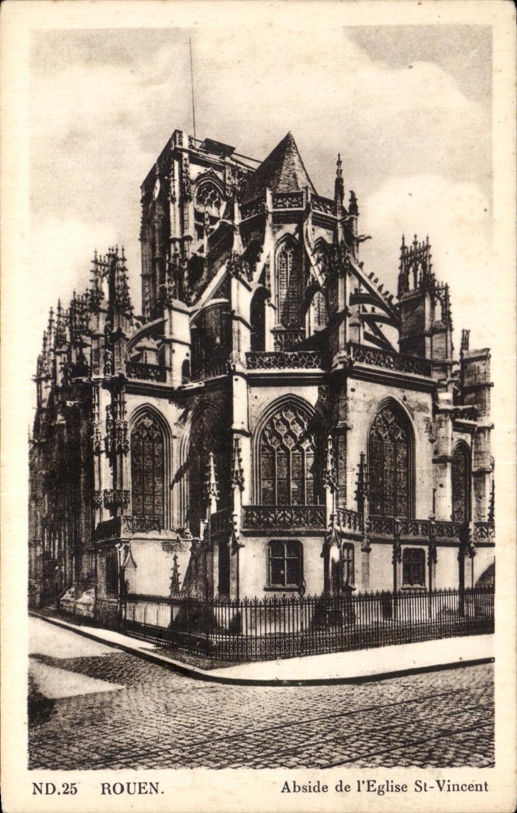 CPA Rouen Apse of the Church St Vincent