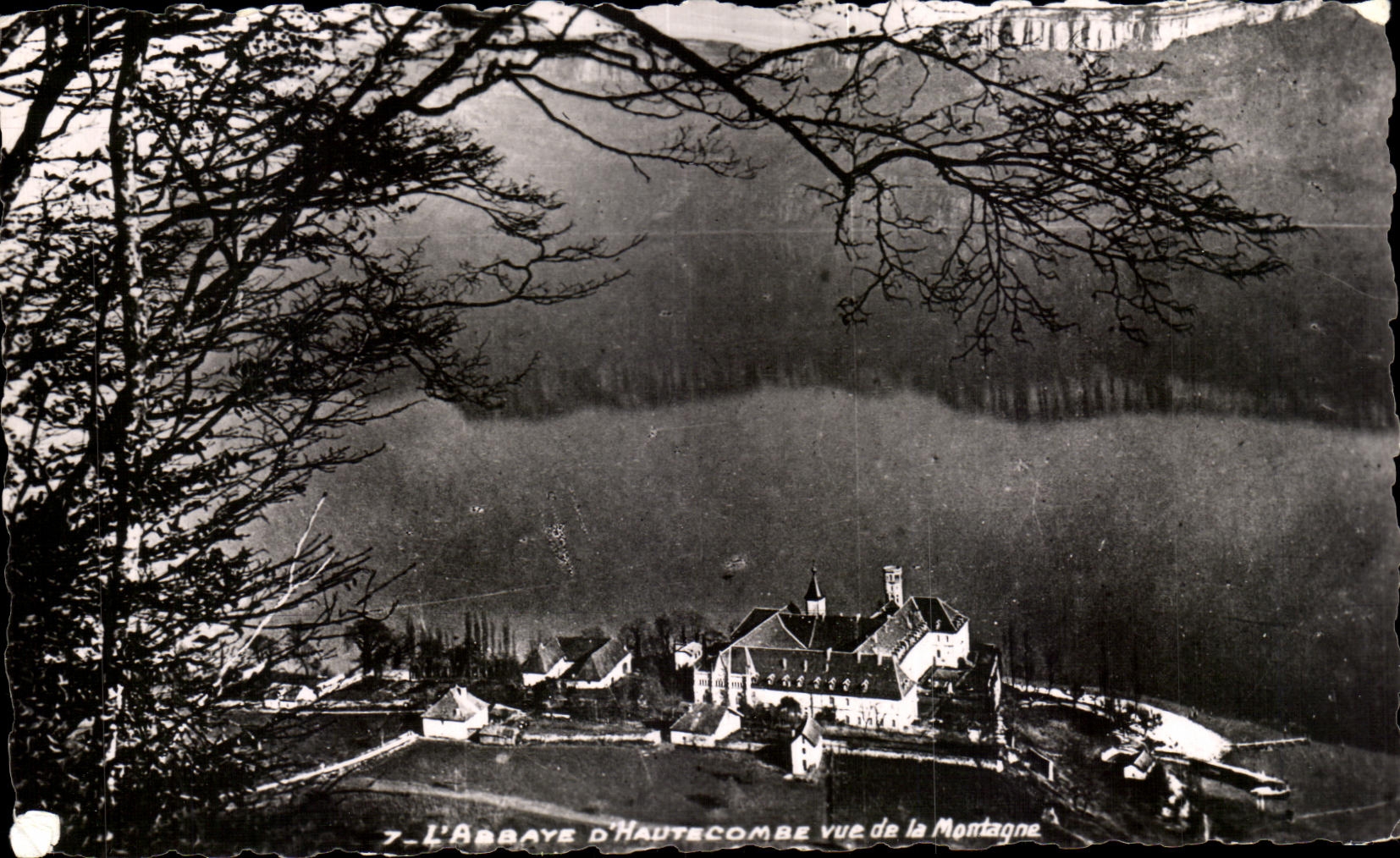 CPA the Abbey of Hautecombe Savoy Seen of the Mountain