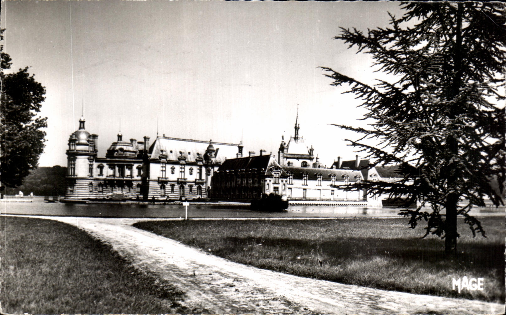 CPA Chantilly Chateau facade Sud Ouest