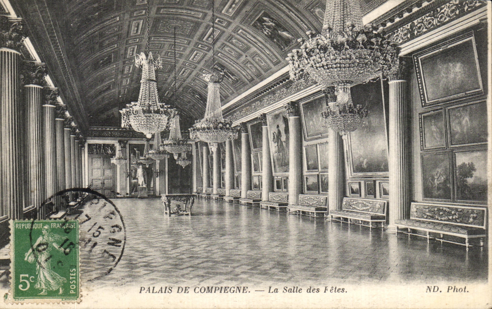 CPA Palate Of Compiegne the Village hall