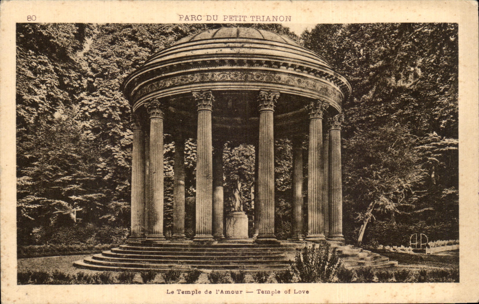 CPA Parc Of Small Trianon the Temple of the Love Temple off Coils Versailles