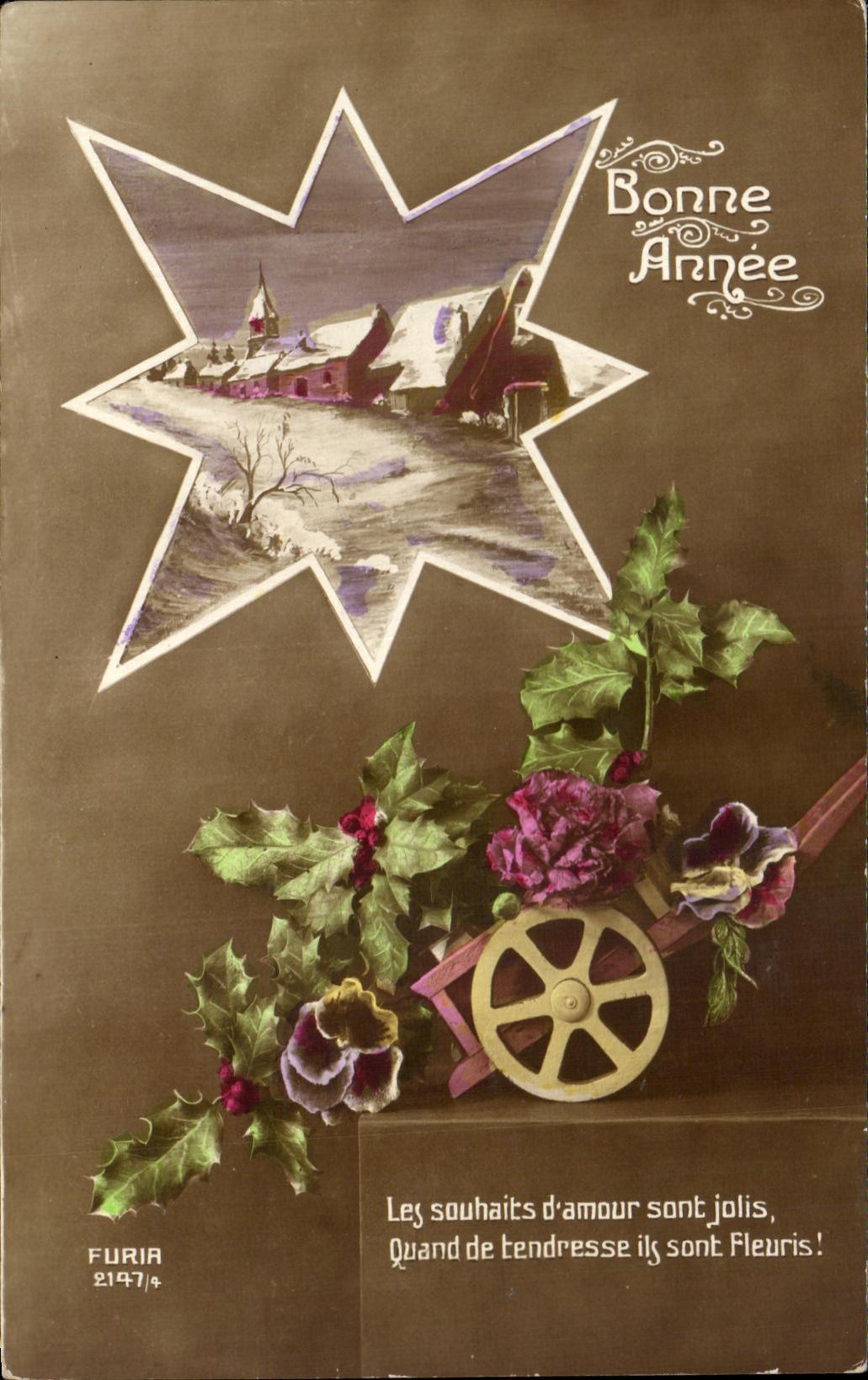 CPA Fantaisie Bonne Annee Bonne annee
