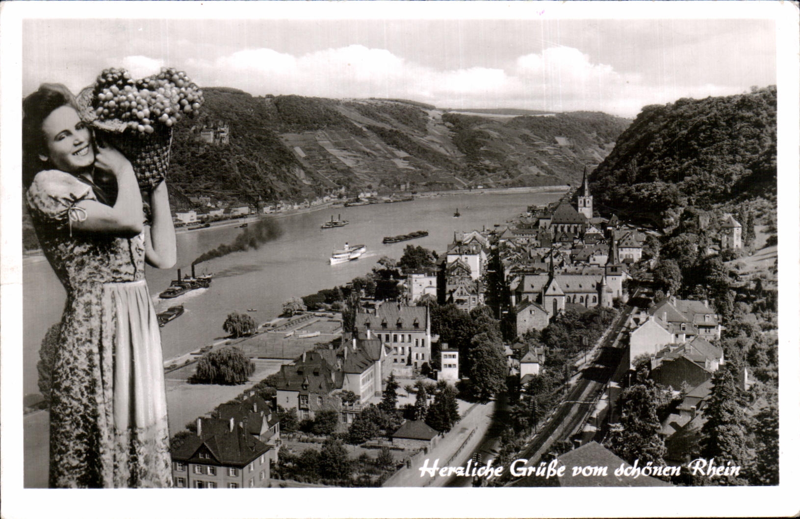 CPA St Goar amndt Rhein