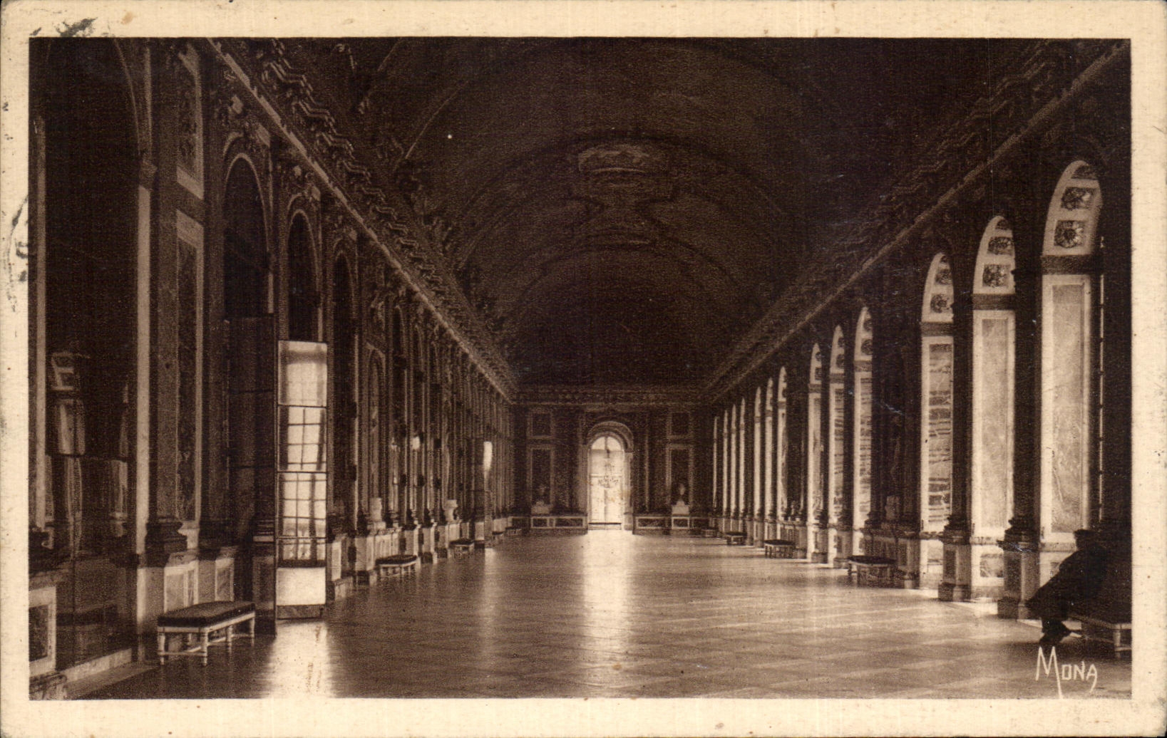 CPA Small Tables Of Versailles Gallery of the ices