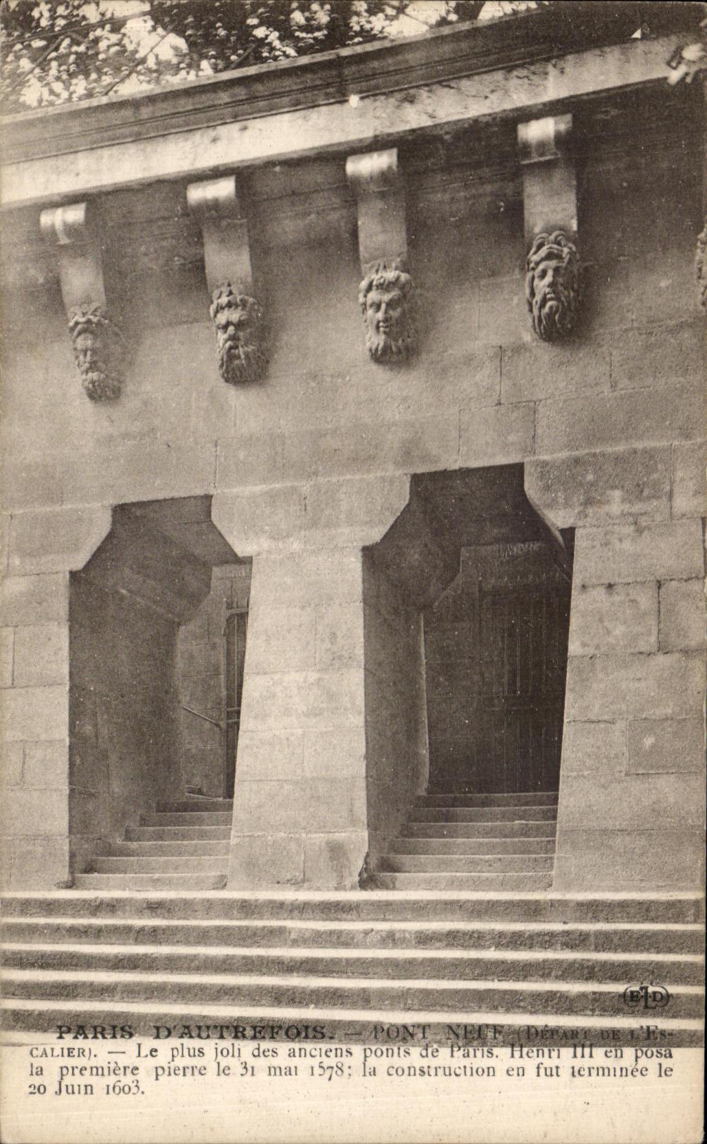 CPA Paris D'Autrefois Pont Neuf 