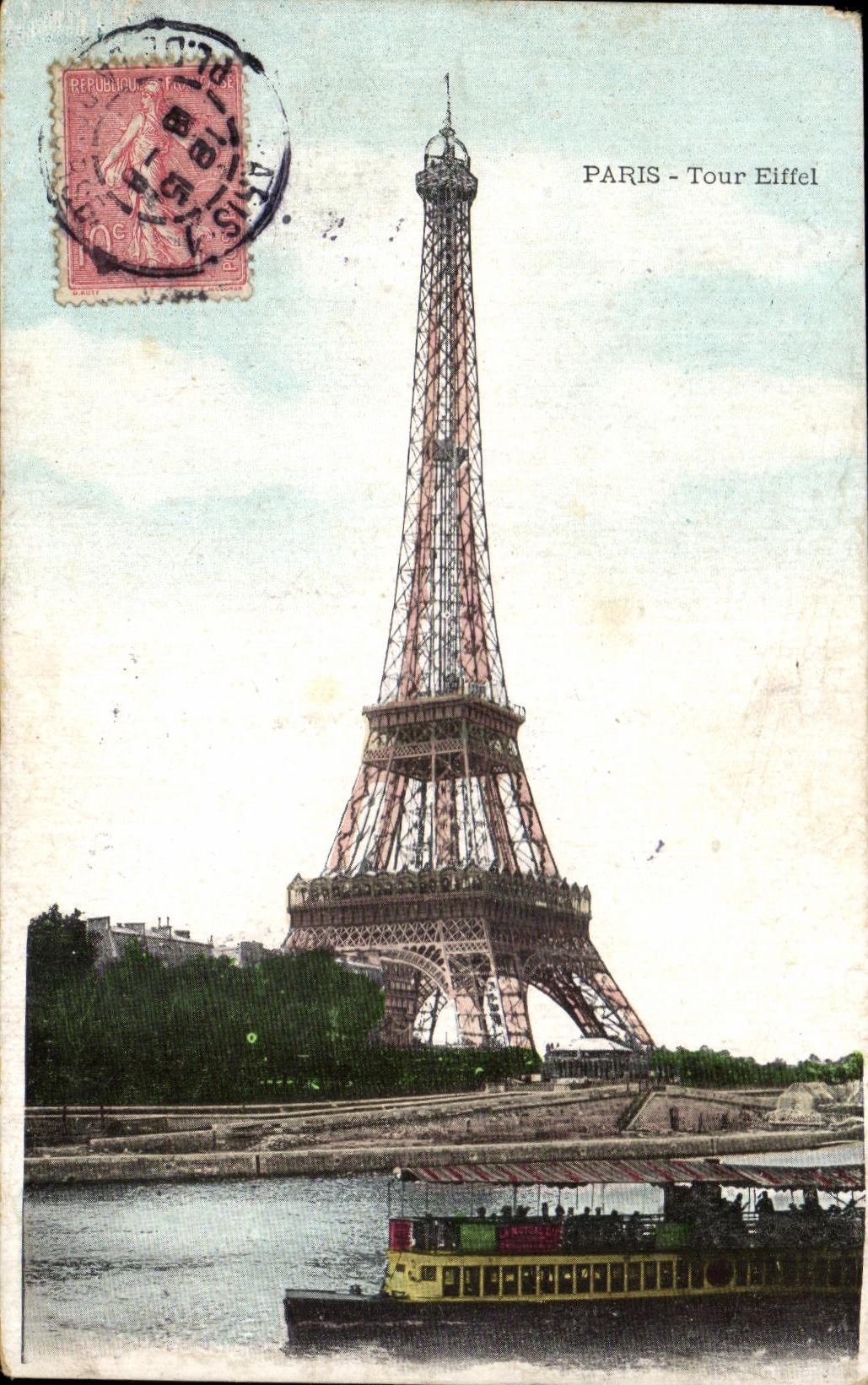 CPA Paris Tour Eiffel Peniche