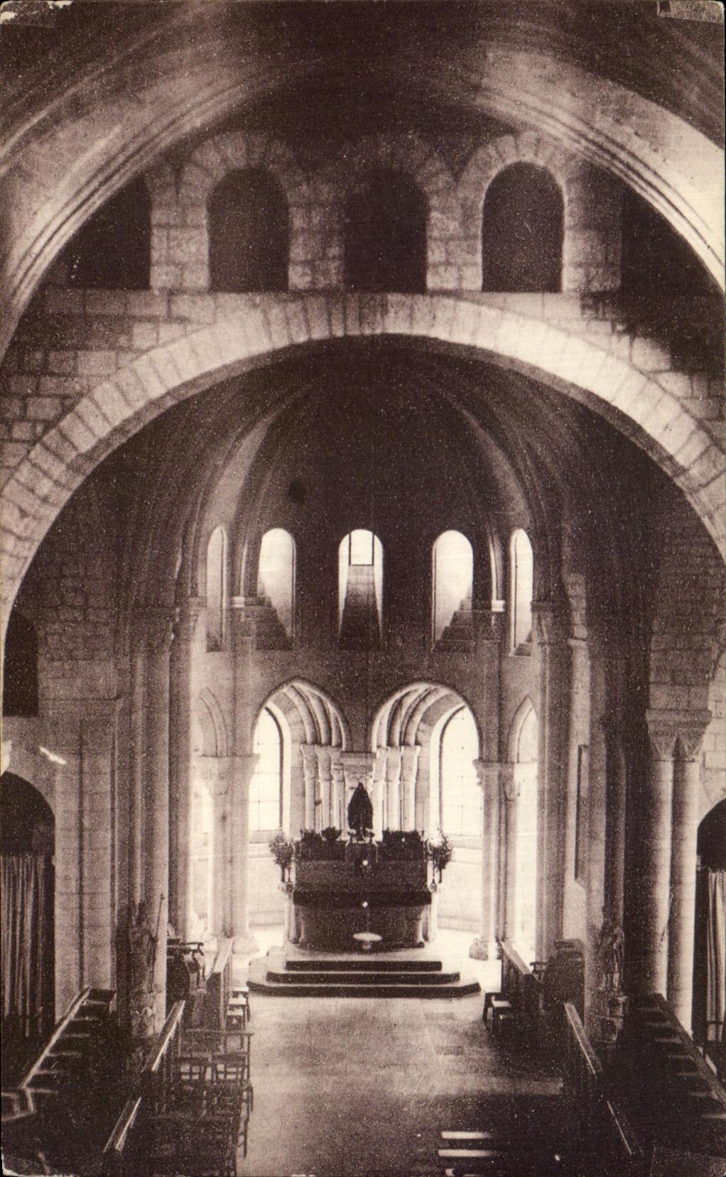 CPA Morienval la iglesia vieja de la abadia de la iglesia de los benedictinos