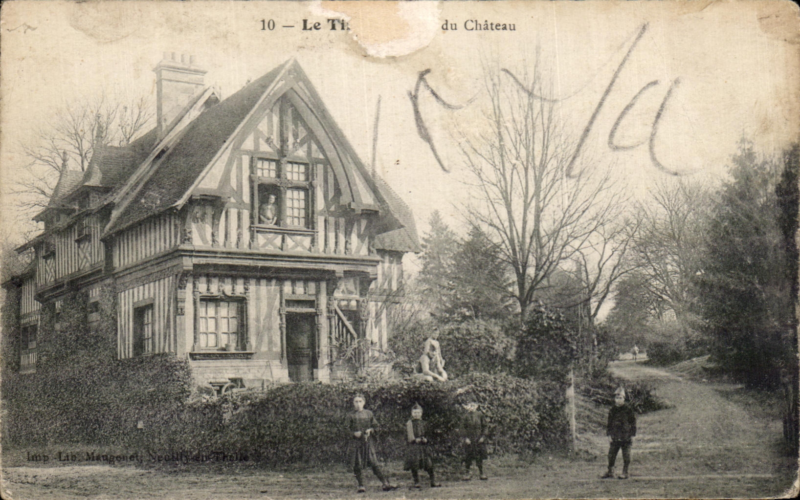 CPA Neuilly in Thelle the Castle