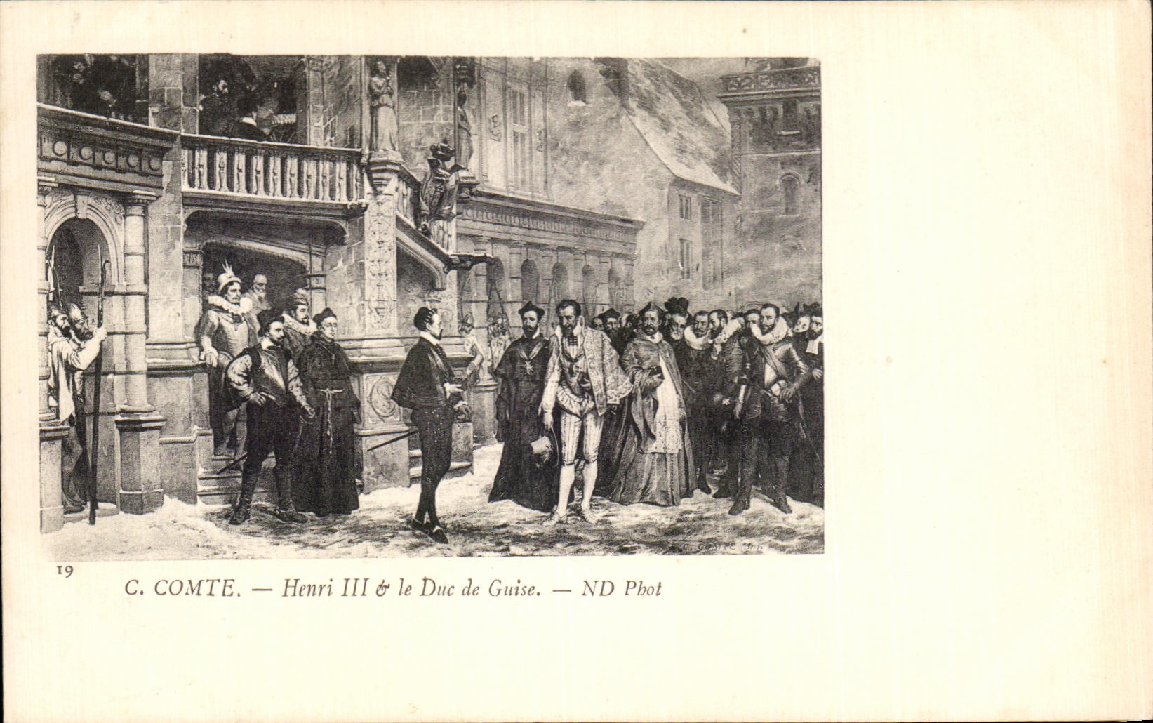 CPA C comte Henri Due de Guise