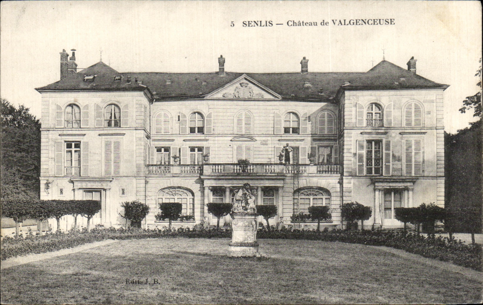 CPA Senlis Castle of valgenceuse