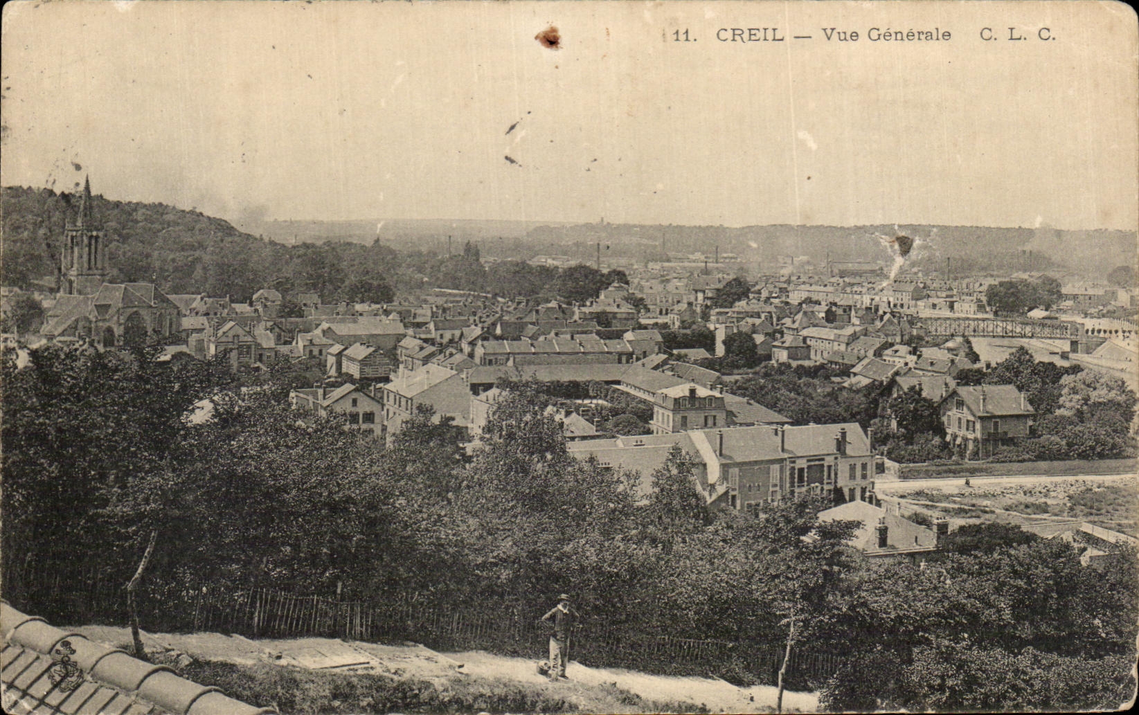 CPA Creil Vue Generale