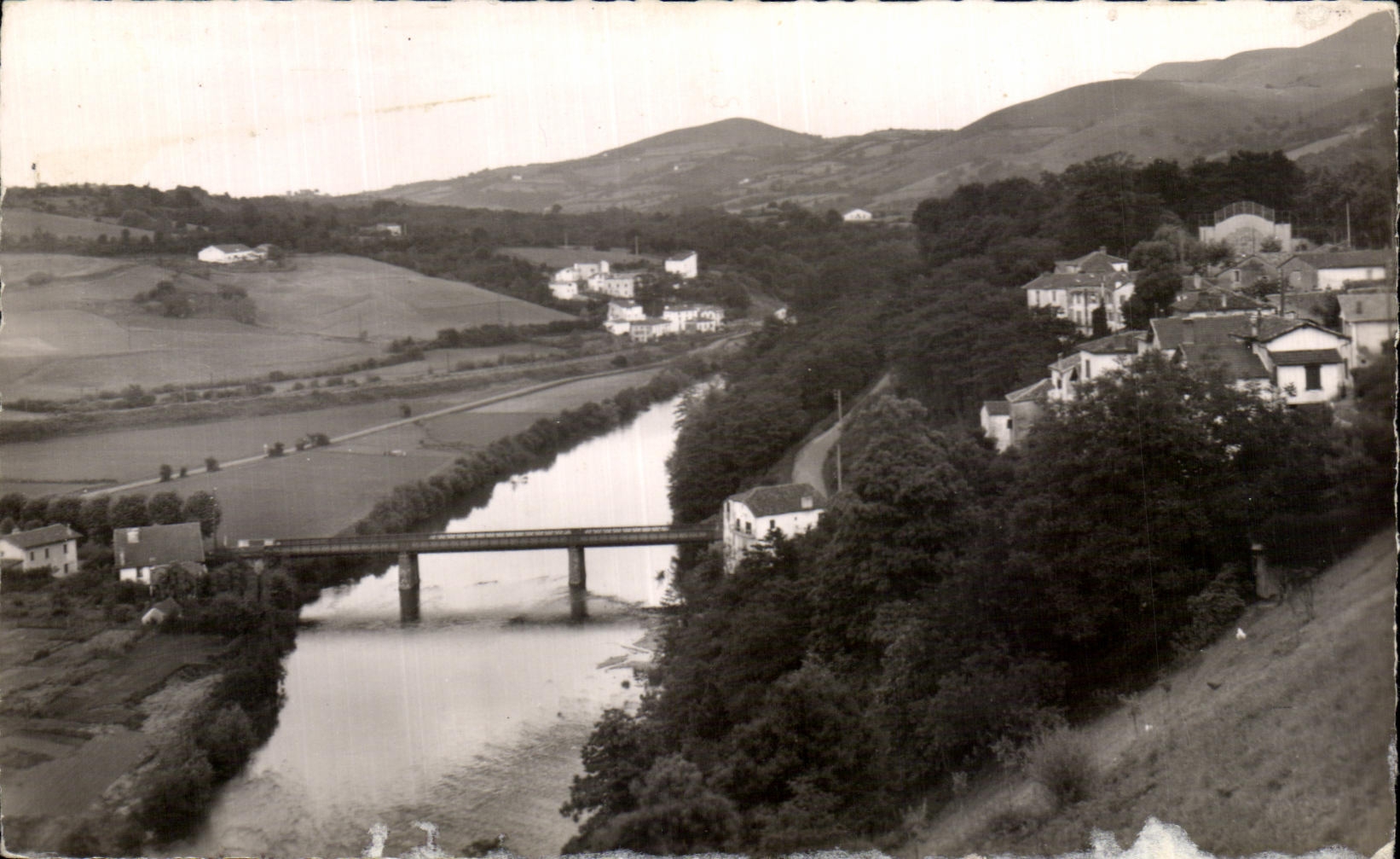 CPA Basque Country Cambo les Bains a sight on the City the nive one and the Countryside Basque