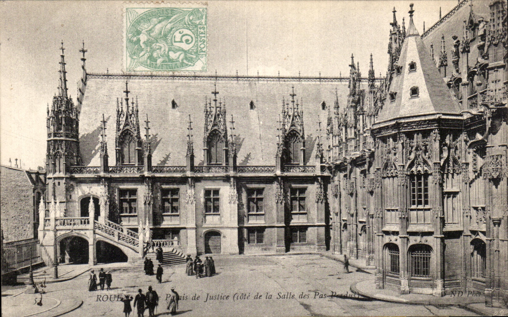 CPA Rouen Law courts Dimensions room of the steps Perdus
