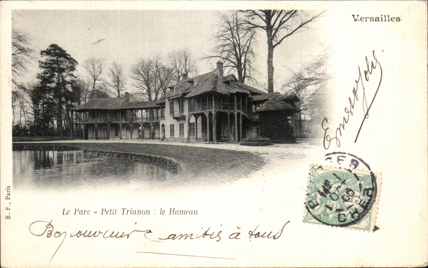 CPA Versailles the Trianon Park the Hamlet