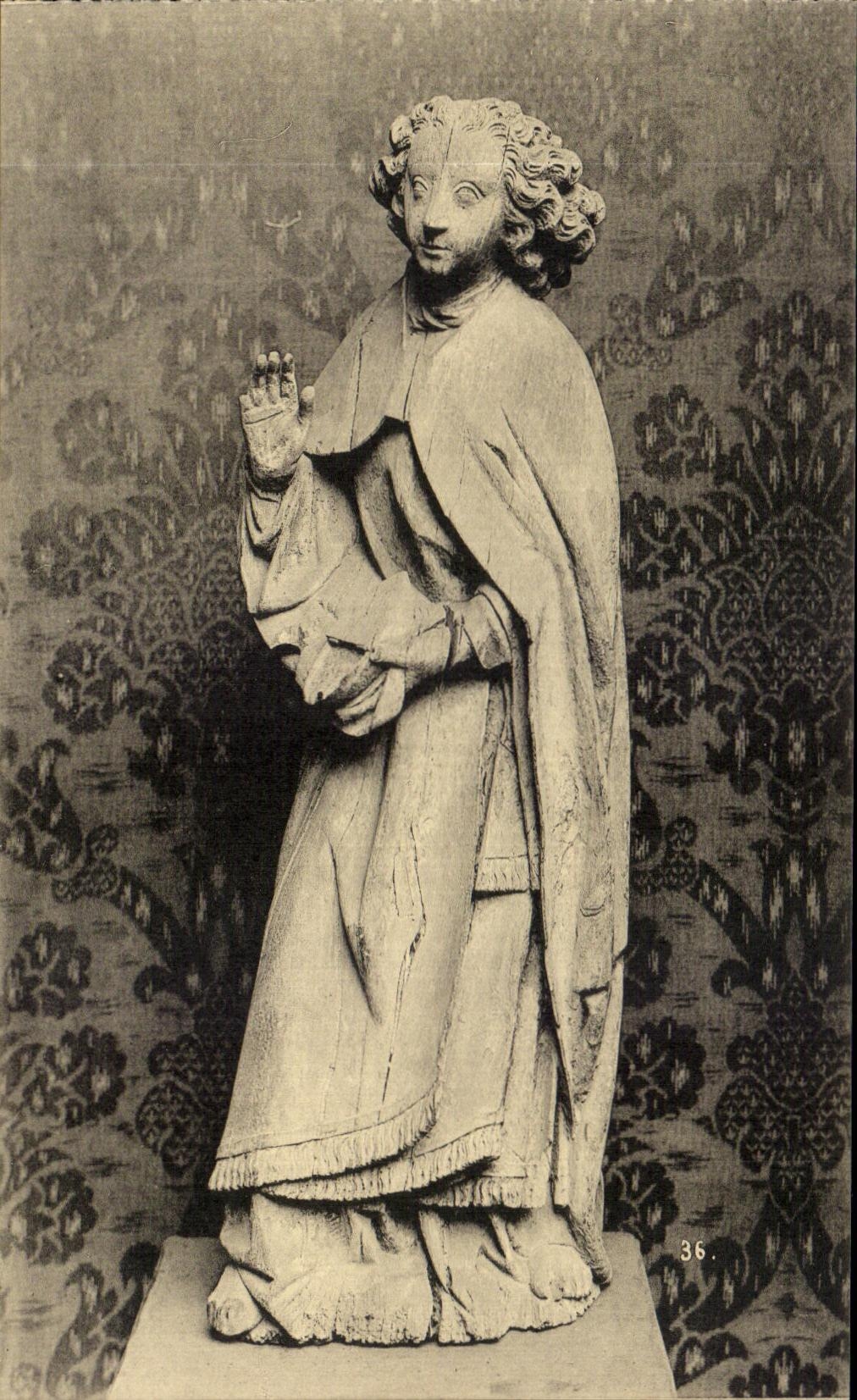 Roble vertical 1930 Amberes del angel justo de CPA