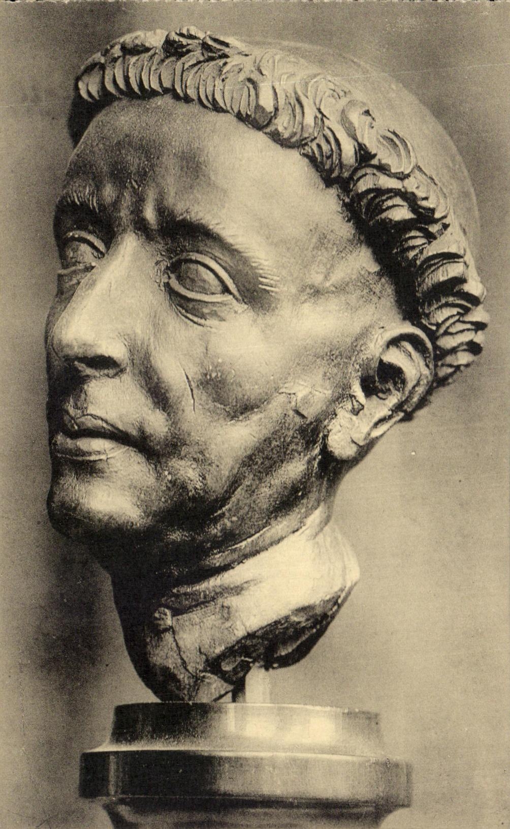 Jefe justo de CPA Amberes 1930 de la madera de Wien del monje