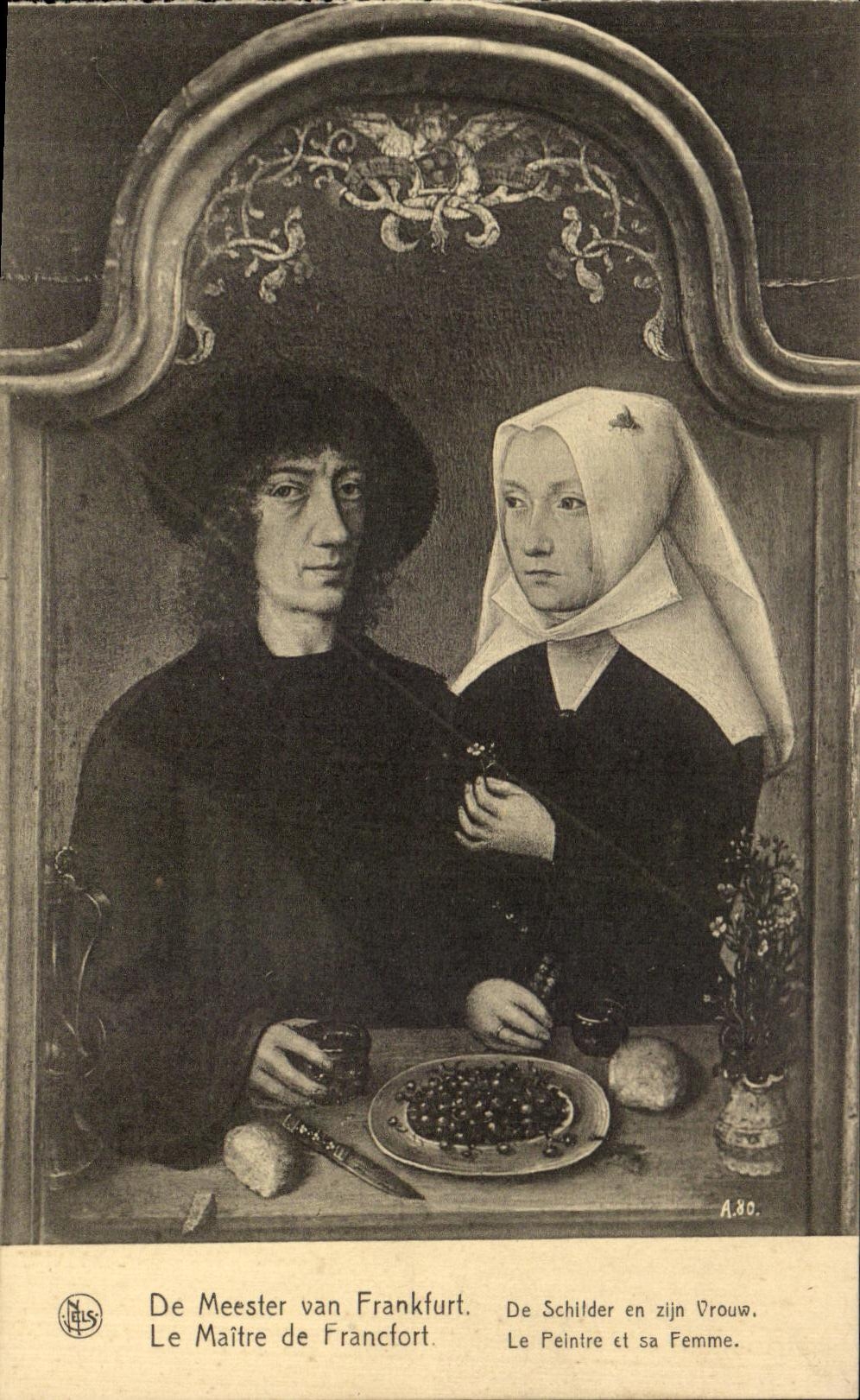 Furgoneta justa 1930 de CPA Amberes De Meester Francfort el amo de Francfort