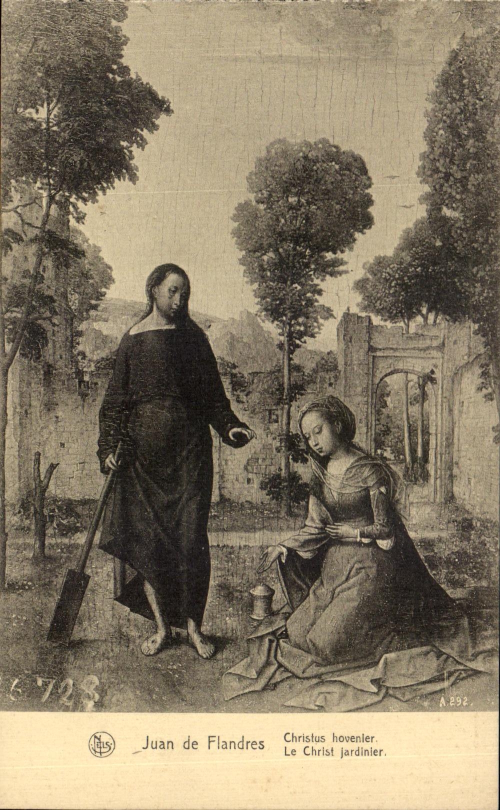 Jardinero justo 1930 de CPA Amberes Juan de Flandresle Cristo