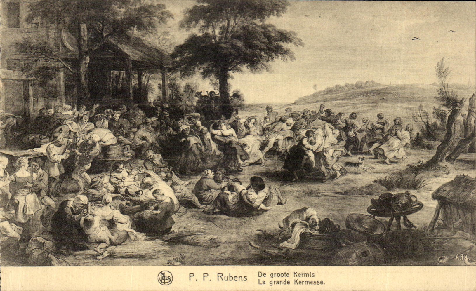 CPA Exposition Anvers 1930 P P Rubens De Groote Kermis La Grande Kermesse