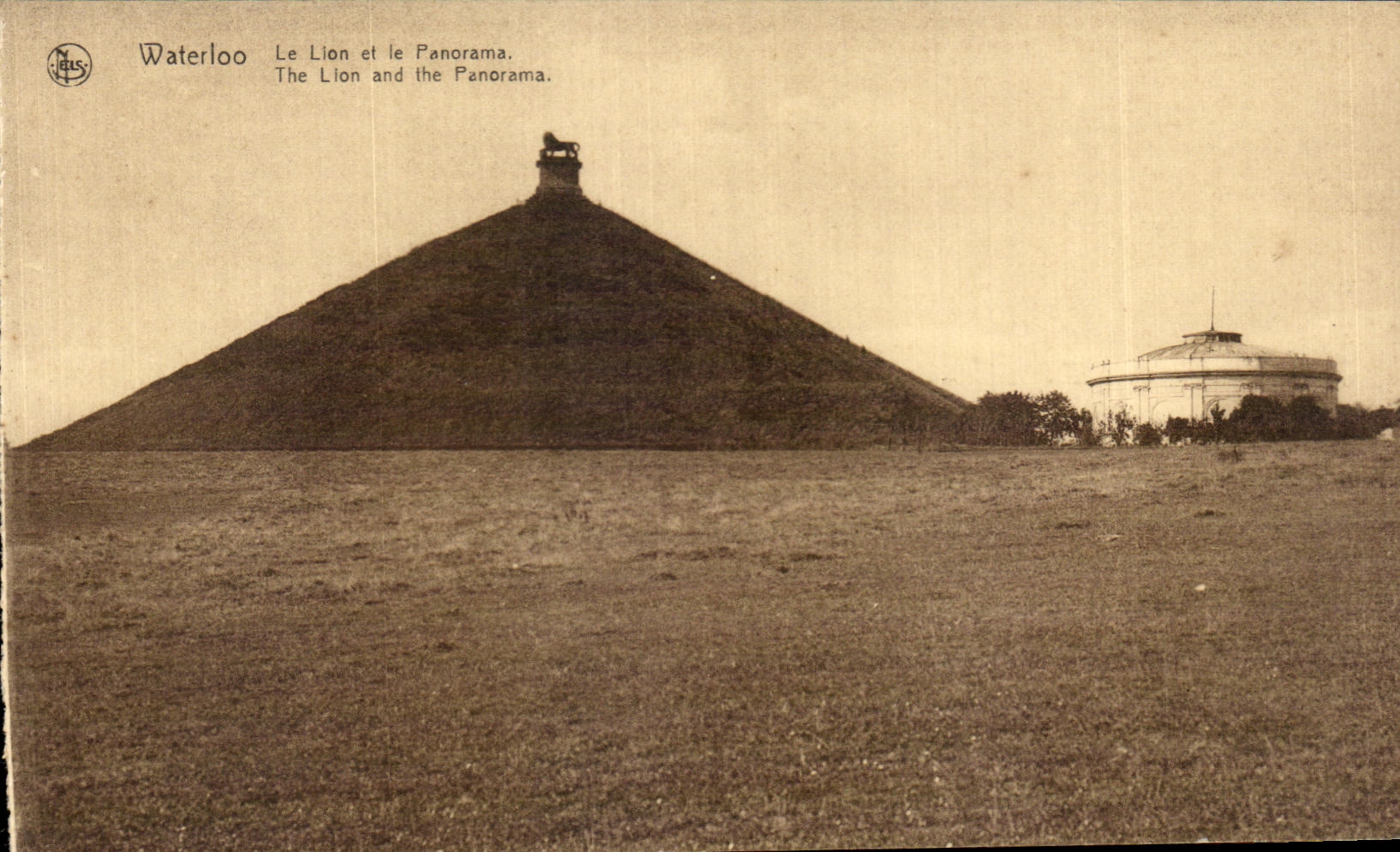 CPA Waterloo Le lion et le Panorama The Lion and The Panorama
