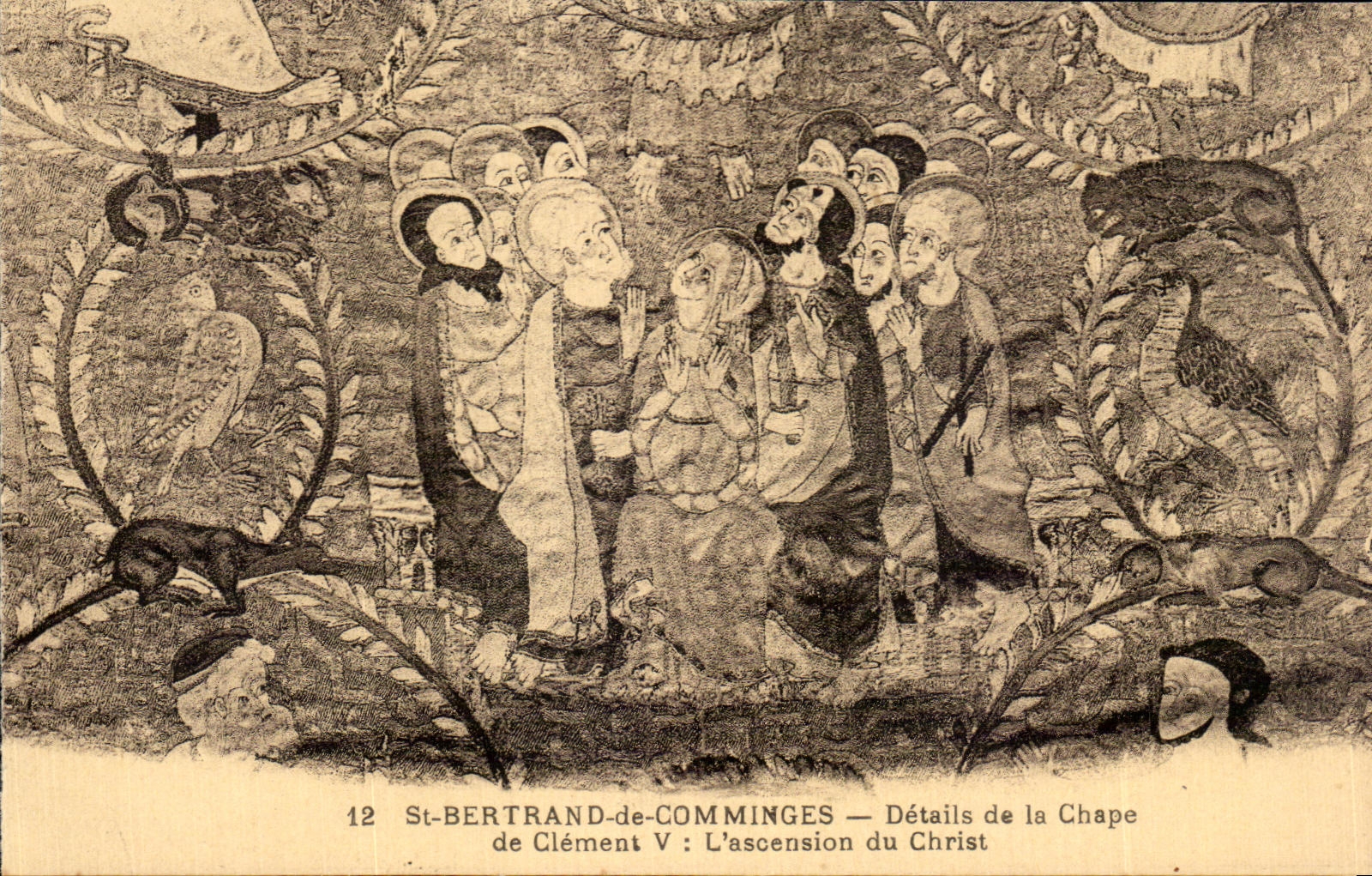 CPA St Beltran de Comminges Details de la cubierta de Clement Cristo