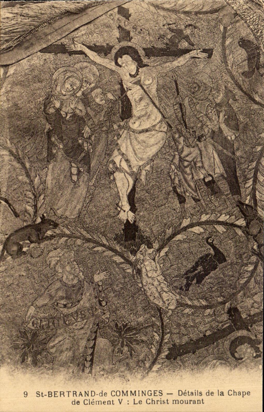 CPA St Beltran de Comminges Details de la cubierta de Dying Clement Cristo