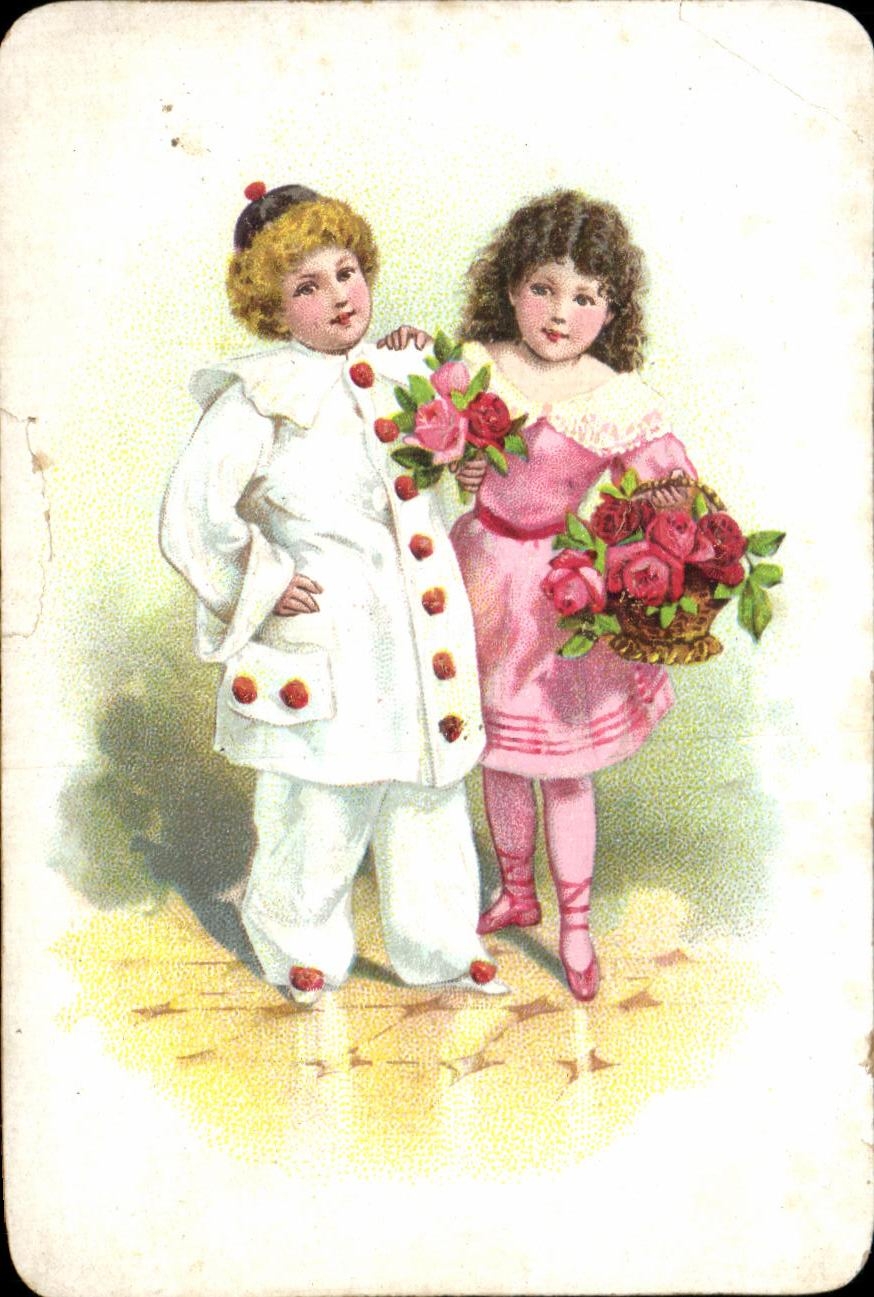 Chromo Clown Pierrot Enfants Paul Mairesse Cambrai Chicoree