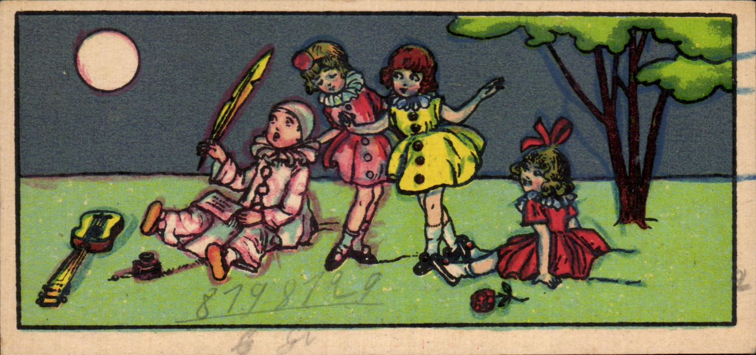 Image Woolen articles House Soubes Wire Street Ravez Bordeaux Folklore Pierrot Children