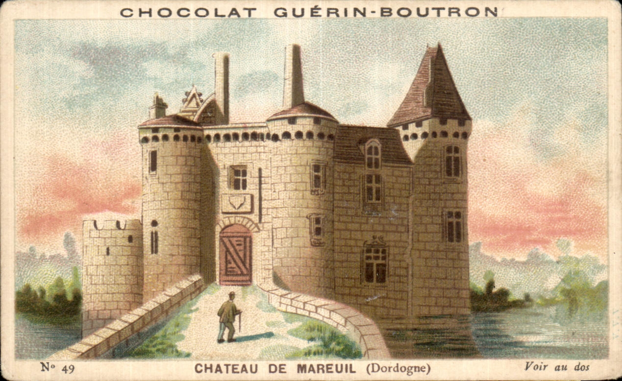 Chromo Chocolat Guerin Boutron Chateau De Mareuil Dordogne
