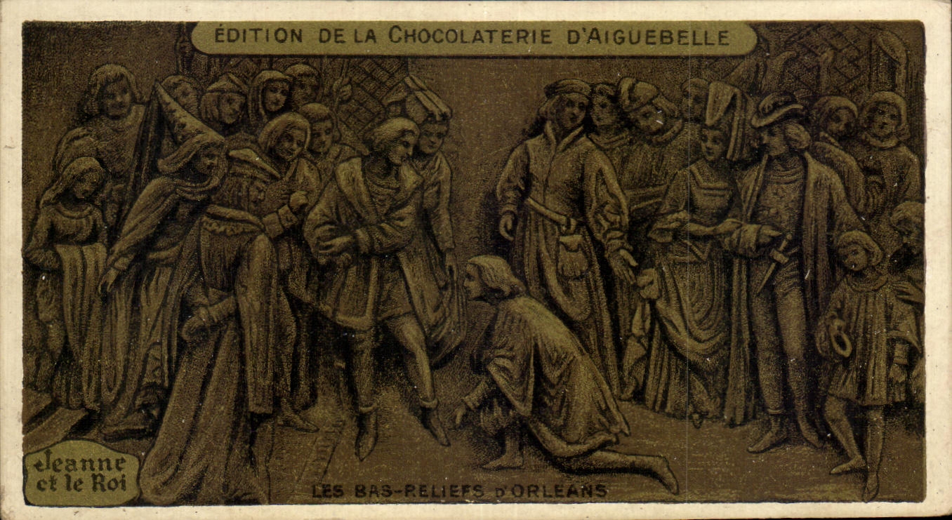 Chromo Edition de la Chocolaterie D'Aiguebelle Les Bas reliefs d'Orleans 