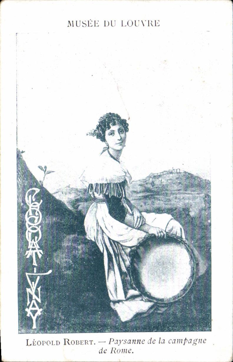 Peasant image Museum Of the Louvre Leopold Robert of the countryside of Rome