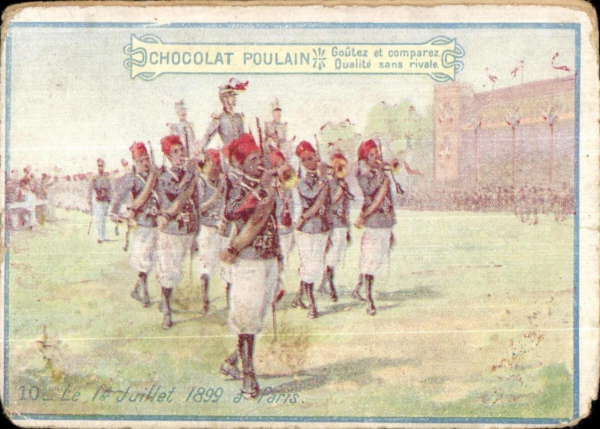 Image Chocolate Paris Foal Senegalese the Militaria on July 14th