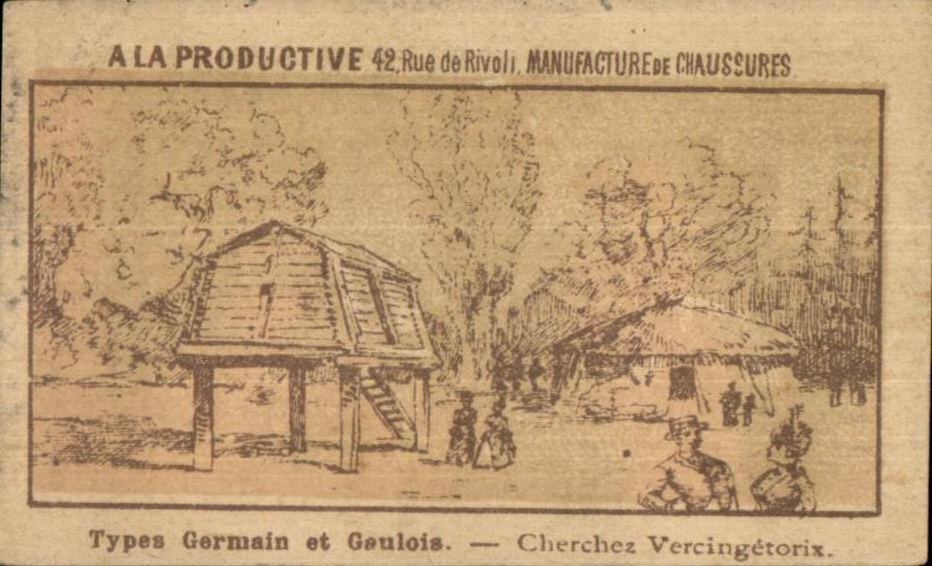 Image Types German and Gallic Seek Vercingetorix Rue of Rivoli Manufacture bets shoes