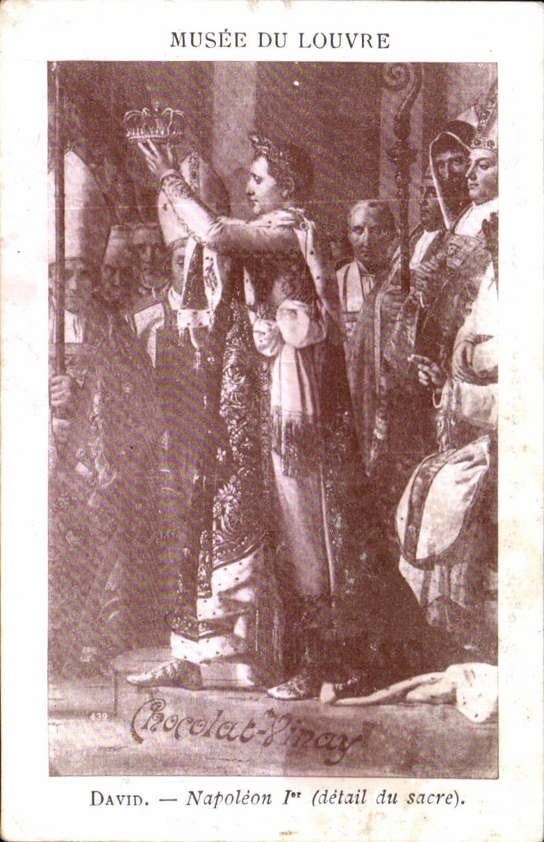 Image Museum Of Louvre Chocolate Vinay David Napoleon Detail of the sacring