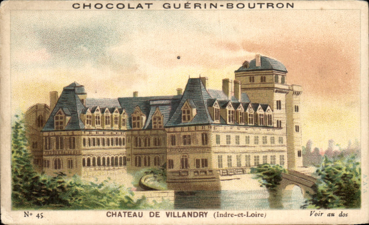 Chromo Chocolat Guerin Boutron Chateau De Villandry