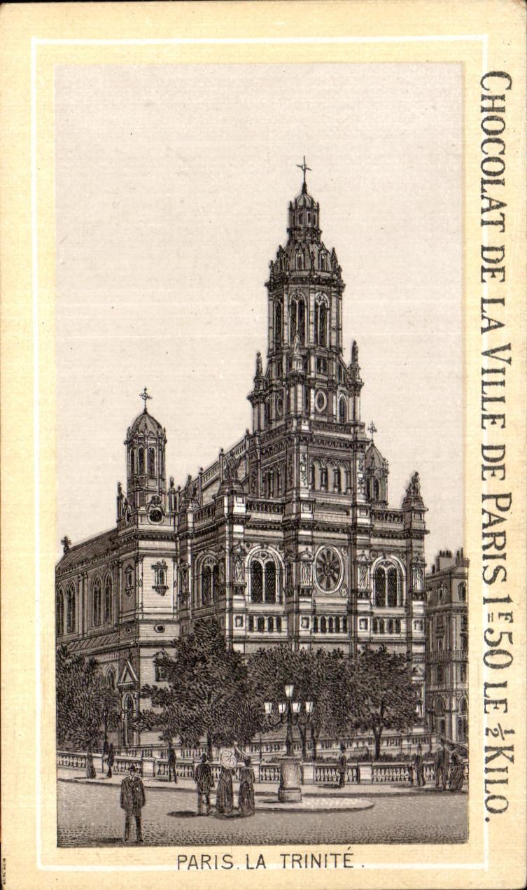 Chromo Chocolat De La Ville De Paris Le Trinite