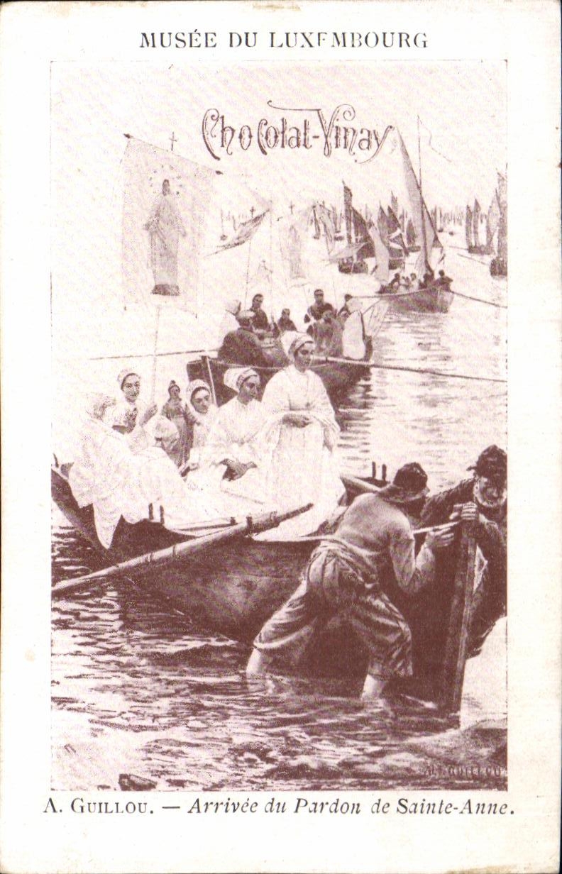Image Museum Of Luxembourg Chocolate Vinay Guillou Arrival Of the Forgiveness Of Sainte Anne