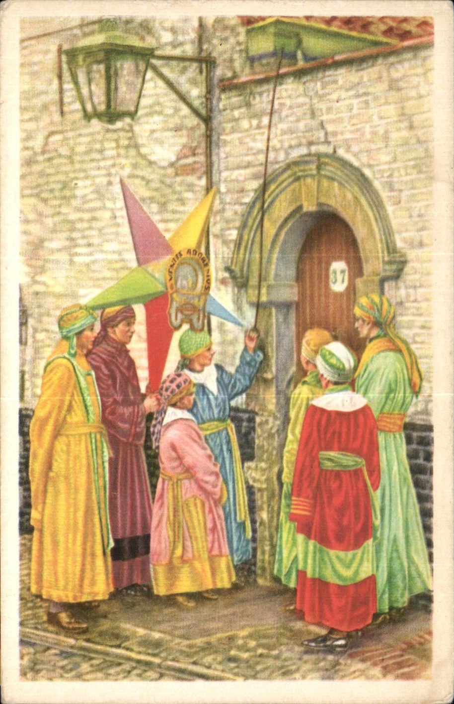 Image Collection of Folklore Belgian Dimensions of gold Courtrai Sterreman with its multicoloured star will search the evening of Christmas