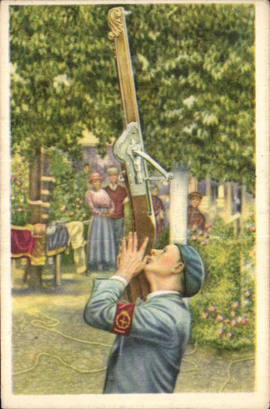 Image Collection of Folklore Belgian Dimensions of gold the plays the shooting with the crossbow with the pole