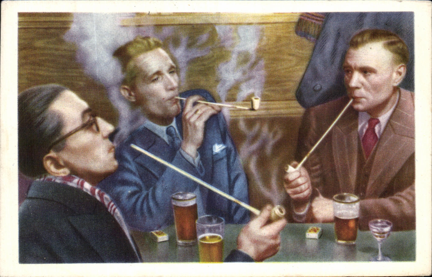 Belgian Image Folklore Dimensions of gold Ivy Contest of smokers of pipes