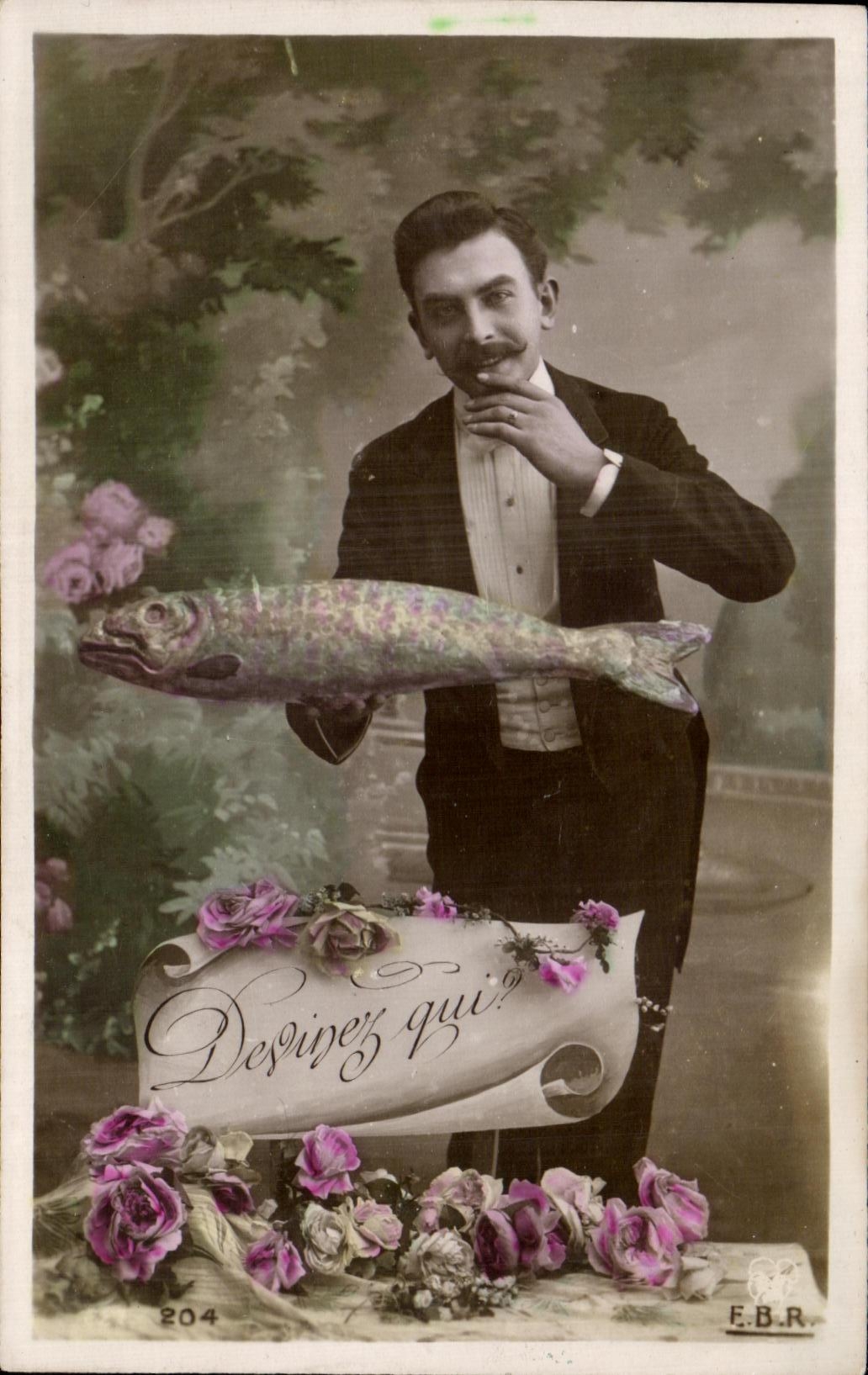 CPA Fantasy Man Poisson Easter April